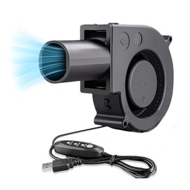 9733 97mmx33mm DC 5V USB Blower Brushless Cooling Fan, Quiet 97mm Mini USB Blower Fan with Speed Control for Receiver DVR Modem AV Cabinet Cooling