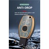 HIBEYO Smart Car Key Case Fits Mercedes Protective Key Case