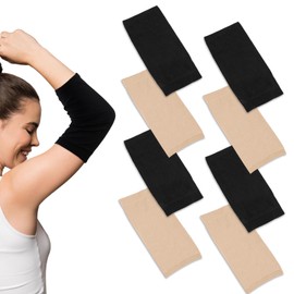 XIHIRCD 4 Pairs Tattoo Cover Sleeve, Forearm Sleeve Forearm Tattoo Cover Sleeve Arm Sleeve Black Spandex Tattoo Cover For Men Women Cover Tattoos