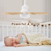 Techcircle Socket Fan Light with Remote Control, 20" Screw in
