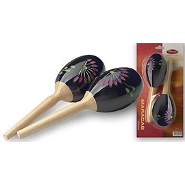 Stagg MRW-19 Wooden Maracas 19cm , Black