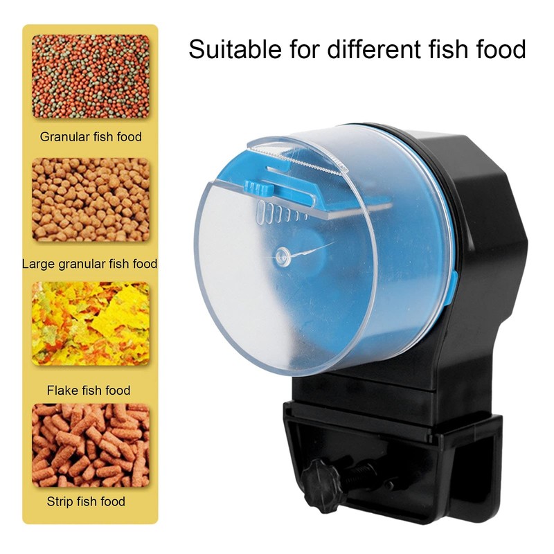 Zerodis Automatic Fish Feeder for Aquarium, Auto Food Dispenser with