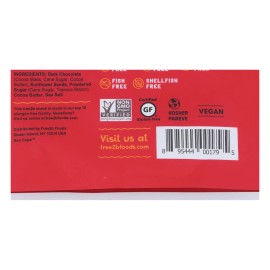 UD_Free 2 B Mini Sun Cups Case of 6 4.2 Oz Dark Chocolate Sweet Solid Milk and Chocolate Bars in Bulk Packaging