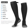 Awenia Compression Stockings, Black-2Pack