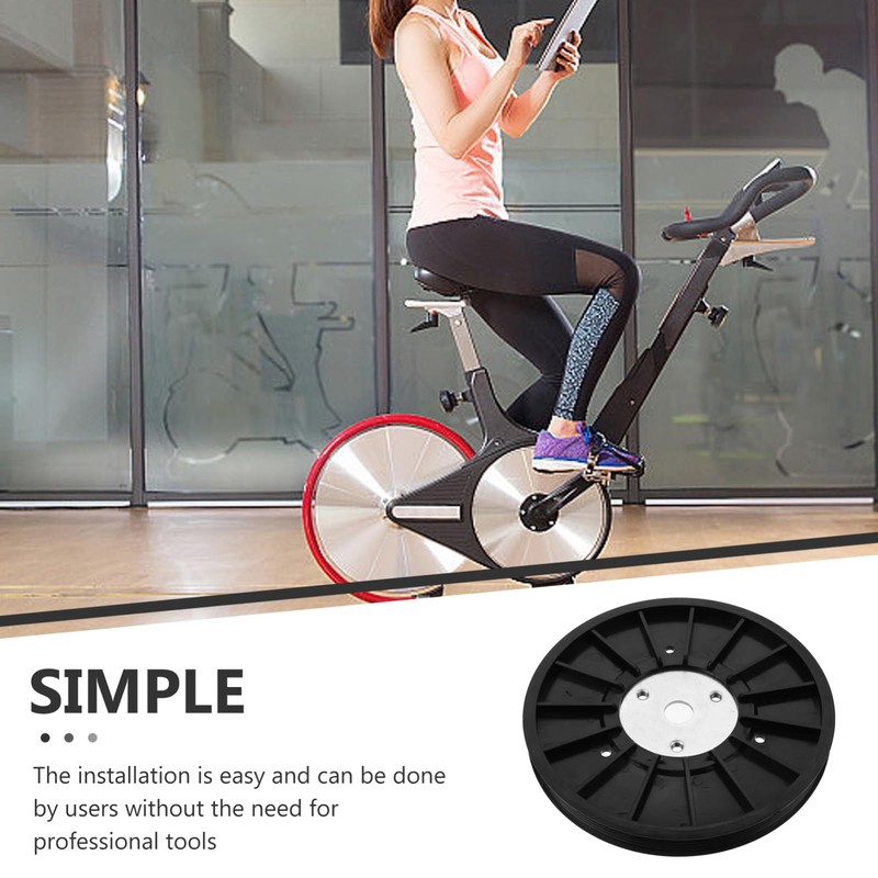 Outanaya Indoor Exercise Bike Belt Pulley Dynamic Cycling Belt Wheel