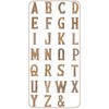 PL Wooden Alphabet Letter C'est La Vie Woody Alphabet H