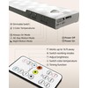EZVALO 6-Pack Under Cabinet Lighting with Charging Station, 2000mAh Rechargeable