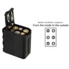 AA Battery Case Holder 6 Slots Plastic Universal AA Battery