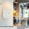 Driini Clocks Mid Century Modern Wall Clock - Square White