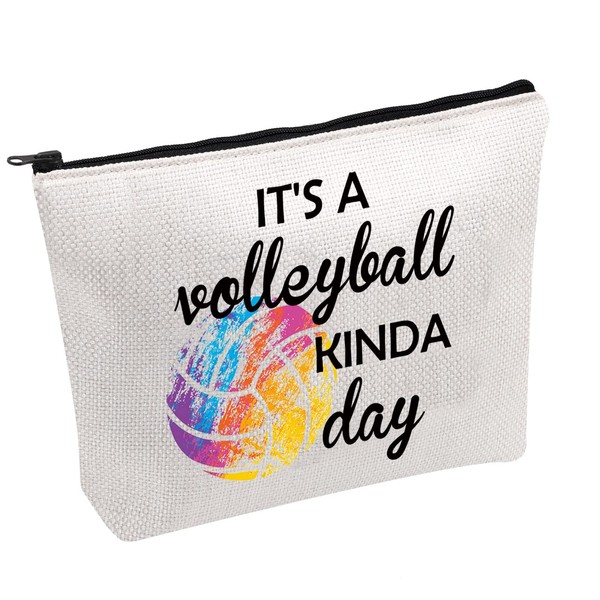 PWHAOO Bolsa de maquillaje para jugadores de voleibol It's A