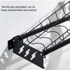 Kitchen Wall Mounted Tableware Holder Drain No Punching Drainage Flatware