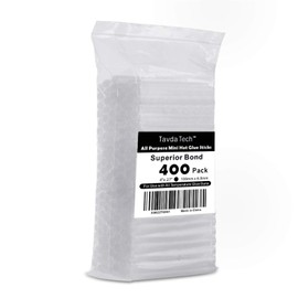 Mini Hot Glue Gun Sticks 4 in. 0.27 in. Dia 400 Pack All Purpose Hot Melt Glue Sticks for Most Hot Melt Glue Gun Clear Hot Glue Adhesive Almost for All Materials for Kids Adults DIY Sealing Repairing