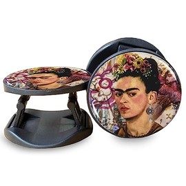 NoMonet Frida Kahlo Painter Phone Stand - Adjustable Holder, Rebellious Unconventional Mexican Artist, Feminist Icon, Self-Love, Beauty, Artistic, Original Design, Hands-Free Viewing, Unique Art Piece