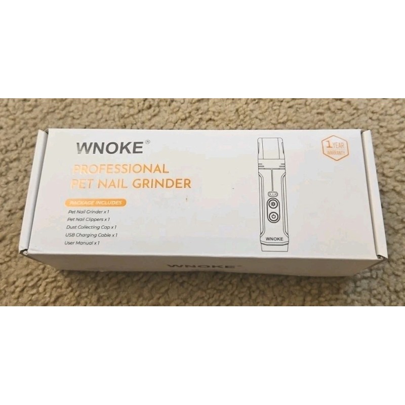 Wnoke Professional Pet Nail Grinder For Small, Medium, and Large