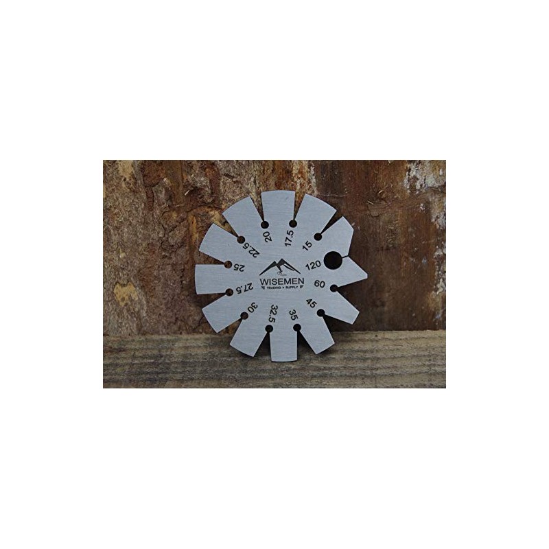 Wisemen Trading Stainless Steel Bevel Gauge Angle Range 15-120 Degree