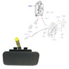 Evolution Car Spares Front Left Door Handle, Outer Door Handle