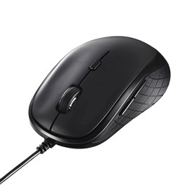 Buffalo BSMBU315BK USB Mouse, Wired 5 Buttons, Back/Forward Buttons, DPI Switch, BlueLED, Black