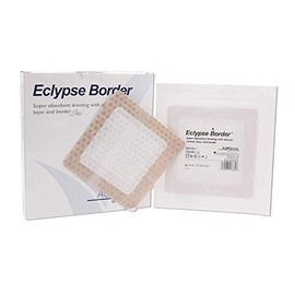 Dukal DUK CR4296 Eclypse Border Super Absorbent Dressing, 6"x6" (Pack of 10)
