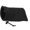 YXQ Nylon Mesh Drawstring Bag Black Pouches for Mini Stuff
