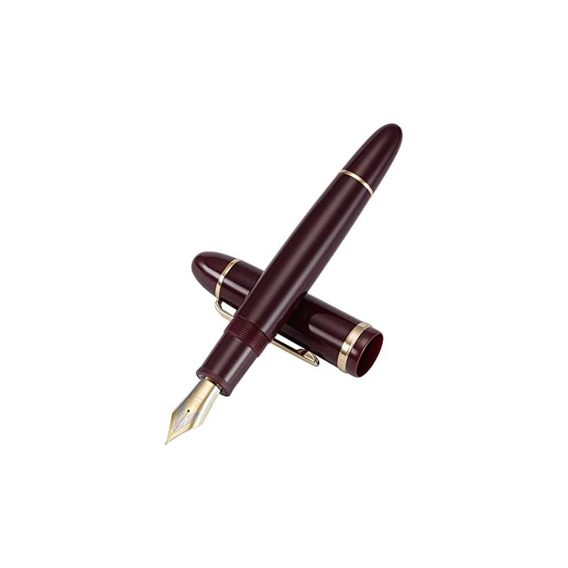Jinhao X159 - Pluma estilográfica de punta extrafina, color rojo
