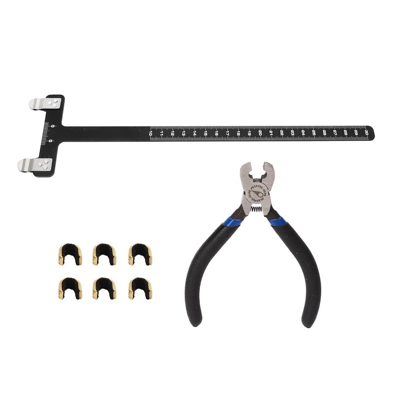 Bow String Nocking Points Pliers Set T Ruler Nocking Buckle