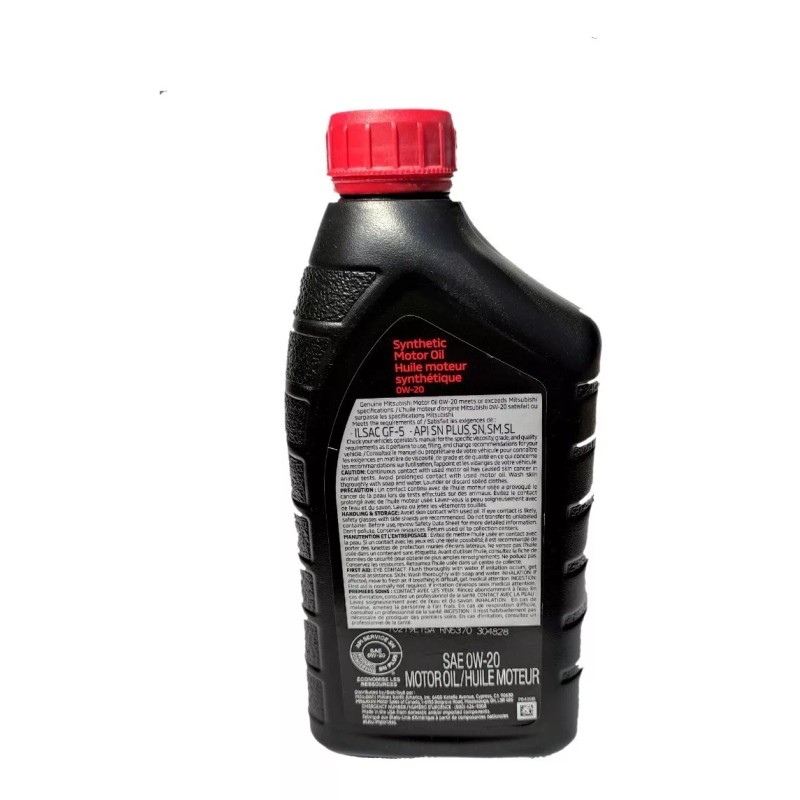 Mitsubishi Aceite Motor 0w20 Sintetico Mitsubishi Genuino