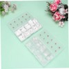 BIUDECO 2 Sets of French Manicure Nail Tips Artificial Nails
