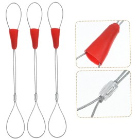 Gatuida 5pcs Cable Traction Puller and Fish Tape Fastener Tool and Ergonomic Wire Threading Device for Electricians Easy Threading for Electrical Work