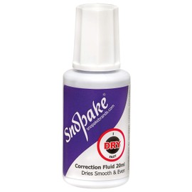 Snopake Hi-Tech Correction Fluid - 20ml Bottle [Pack of 2] Ref: 15836