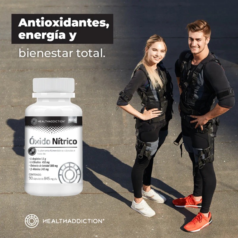 Óxido Nítrico Para Rendimiento Deportivo 90 Cápsulas