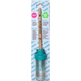 Brushkeeper With Ecobrush Size 10 - Paint Brush with Holder, Professional Paint Brush, Durable, Self-Cleaning, Suitable for Acrylic and Alkyd, Anti-Microplastic