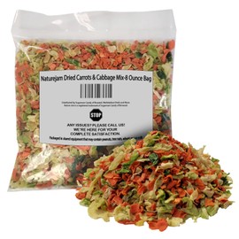 Naturejam Dried Carrots & Cabbage Mix-8 Ounce Bag-To Make Side Steamed Vegetables or Soups-Dehydrated 2 Ingredients Only