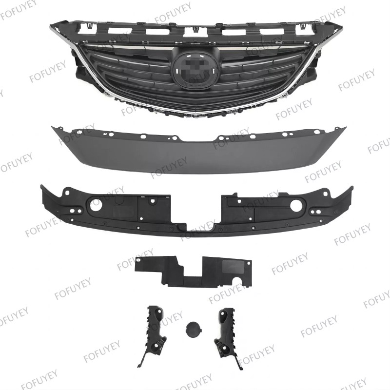 FOFUYEY 7PC For Mazda 6 2014-17 Front Bumper Radiator Grille