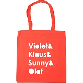 Hippowarehouse Violet&Klaus&Sunny&Olaf Tote Shopping Gym Beach Bag 42cm x38cm, 10 litres
