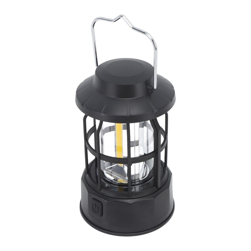 Rechargeable LED Camping Lantern Retro Portable Camping Lantern Survival Light