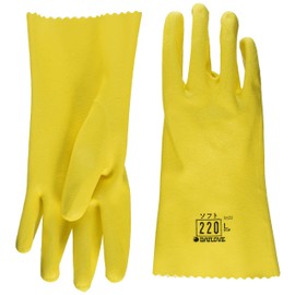 Diamond Rubber Dirobe Gloves #220 L Size 1 Pair Bag