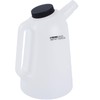 TECPO Oil Can with Flexible Spout and Lid 3L