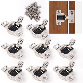 8 Pack Replacement for Blum 30.310-11.02 Cabinet Door Hinges,Blum 110 Degree Screw On Self Closing Face Frame Hinges for 33.3600 Compact 33 Hinge(with Screws, Without Mounting Plate)