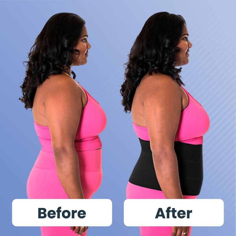 QORE LOGIQ Plus Size Abdominal Binder Post Surgery - C