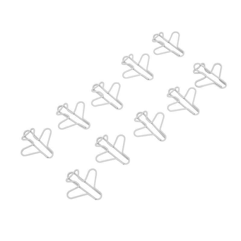 Aircraft Shape Paper Clips Cute Small Paperclips for Office School