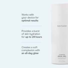 NuFACE Aqua Gel Activator. Extra-Large Lightweight, Hydrating Activator to Conduct Microcurrent, 10 Fl Oz