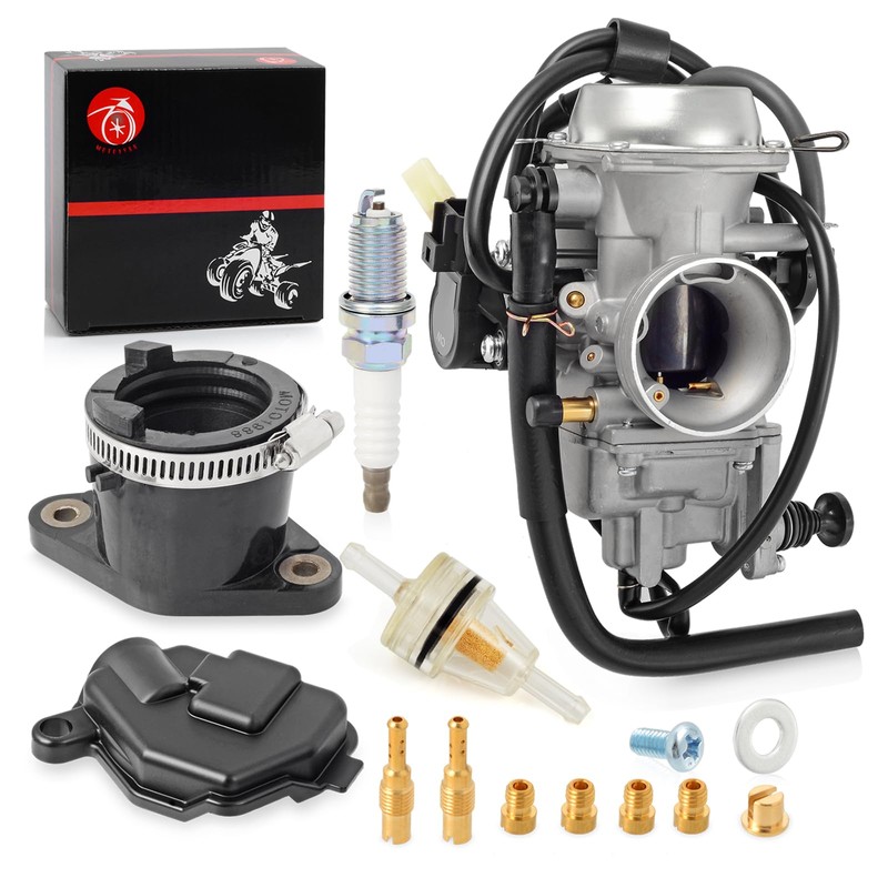 Carburetor & Intake Manifold Boot For Honda Foreman 500 TRX500