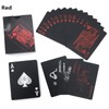 WANGCL 2 Set Waterproof Poker Cards, PVC Black and Blue