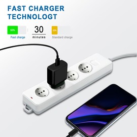Charger 45W USB C Ultra Fast for Sam Sung Galaxy S24 Ultra/S24/S24+/S23 Ultra/S23/S22 Ultra/S22/S21 Ultra/S20 Ultra/Note 20 Wall Charger for Sam Sung with 5.9FT Long Type C Charger