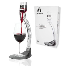 LEMONSODA Wine Aerator Pourer - Elegant Wine Aerator with Stand