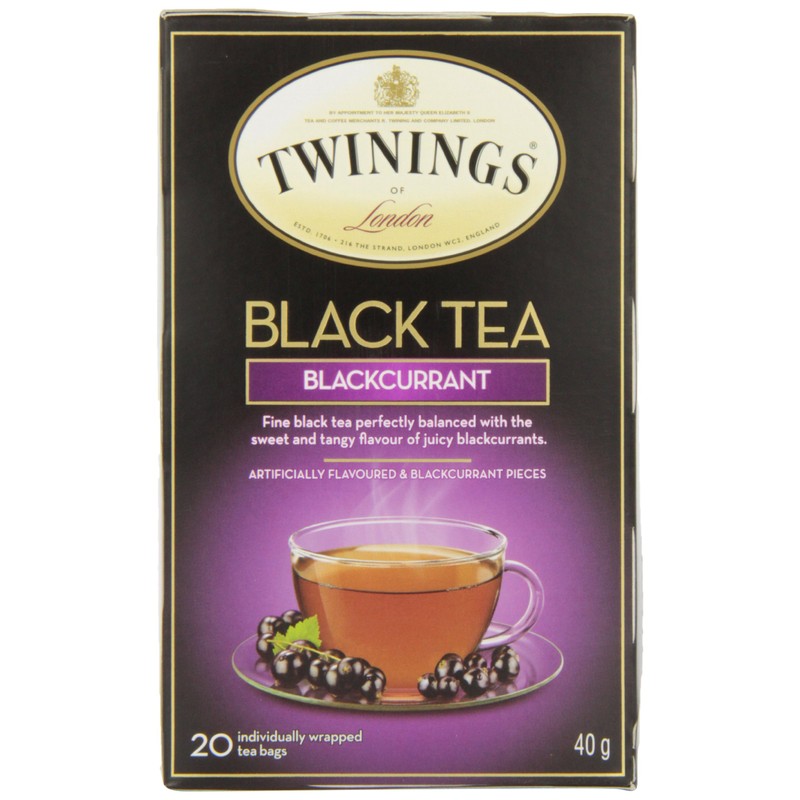 Twinings Blackcurrant Breeze Flavored Tea 20 Count