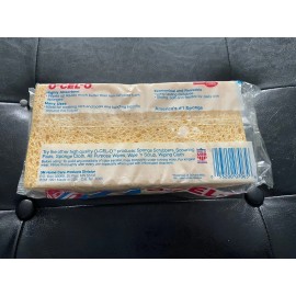 O-Cel-O NEW  1 piece 1991 O-CEL-O Handy Grip Cellulose SPONGE 7” x 3.7” x 2'
