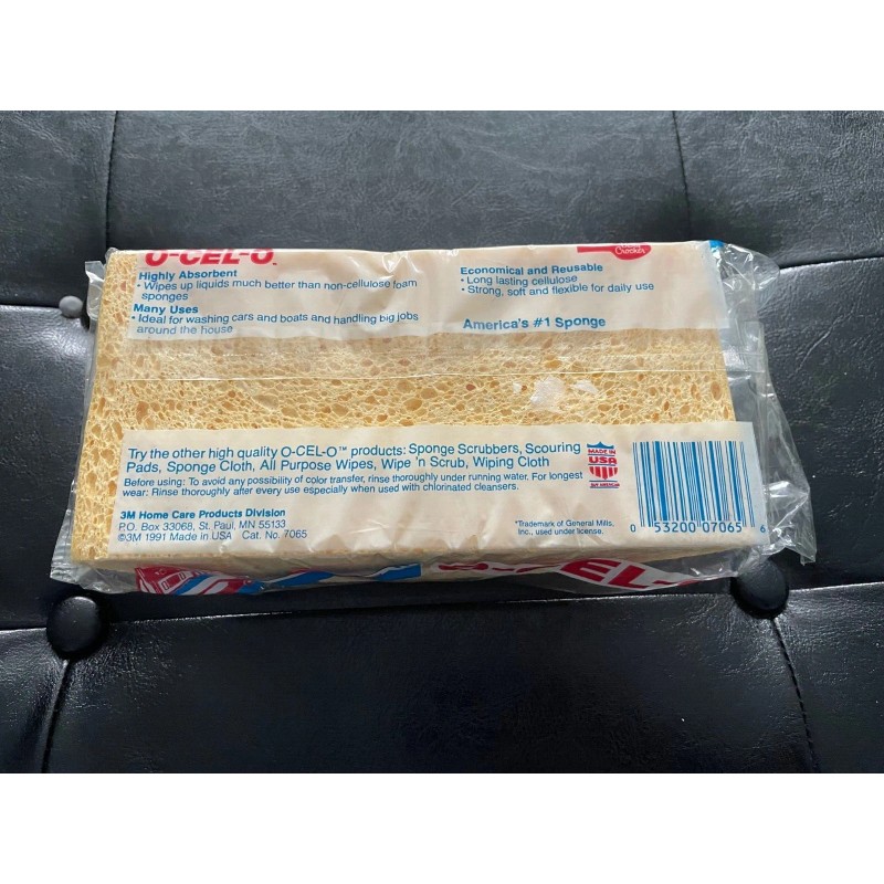 O-Cel-O NEW 1 piece 1991 O-CEL-O Handy Grip Cellulose SPONGE