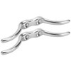2pcs/set 6in Cleat Stainless Steel Flagpole Cleat Hook Flag Halyard