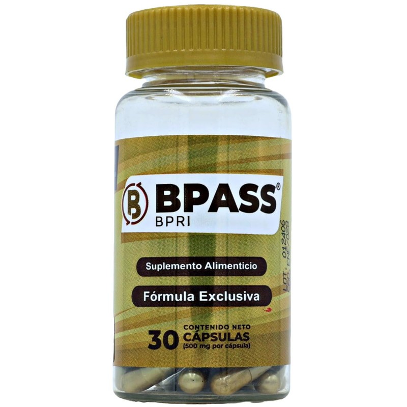 Bpass 30 Capsulas 500 mg - Nueva Presentacion, misma formula